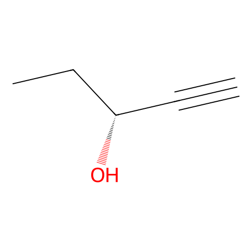 (3R)-pent-1-yn-3-ol structure