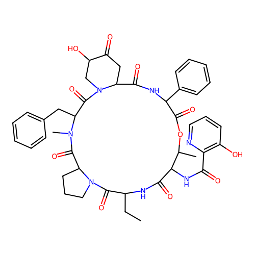 Virginiamycin S3 structure