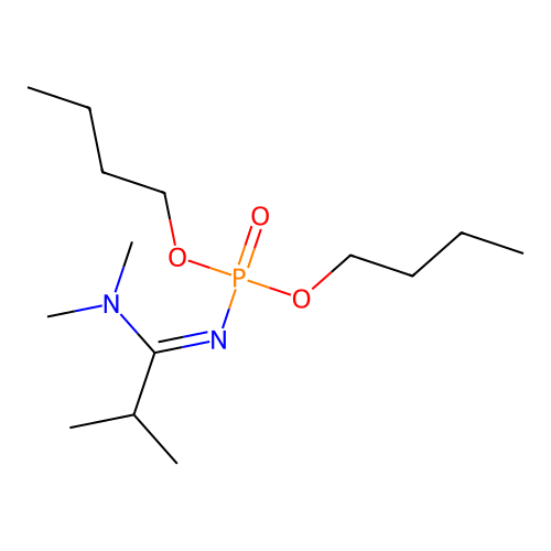 N'-dibutoxyphosphoryl-N,N,2-trimethylpropanimidamide structure