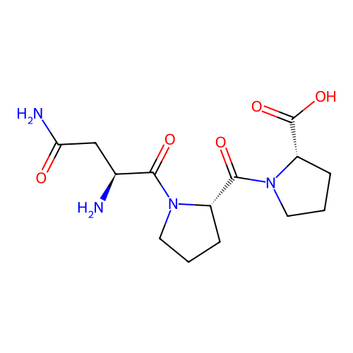 L-Proline, L-asparaginyl-L-prolyl- structure