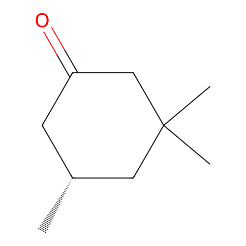 3,5,5-Trimethyl cyclohexanone structure
