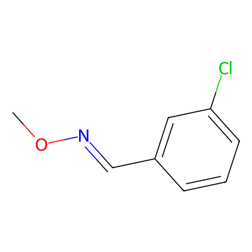1-(3-chlorophenyl)-N-methoxymethanimine structure