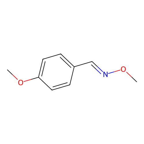 O-Methyl-p-anisaldoxime structure