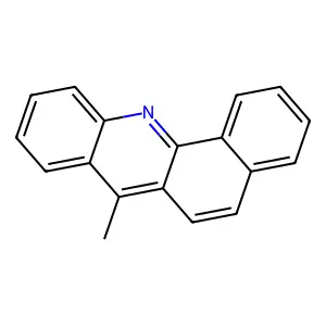 7-Methylbenz(c)acridine structure