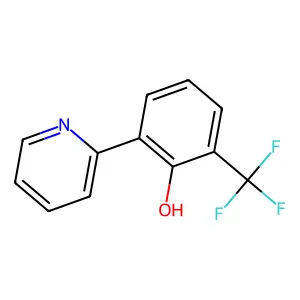2-Pyridin-2-yl-6-(trifluoromethyl)phenol structure