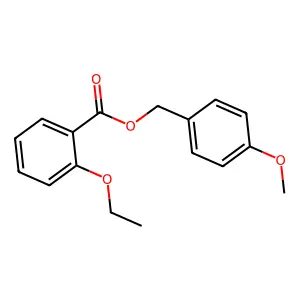 (4-Methoxyphenyl)methyl 2-ethoxybenzoate structure
