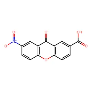 7-Nitro-9-oxoxanthene-2-carboxylic acid structure
