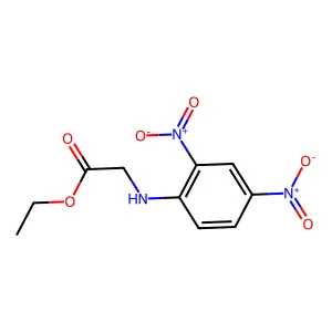 Ethyl 2,4-dinitro-anilino-acetate structure