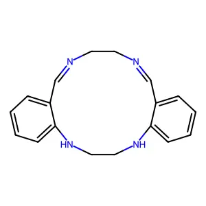 7,8,15,16,17,18-Hexahydrodibenzo(e,m)(1,4,8,11)tetraazacyclotetradecine structure