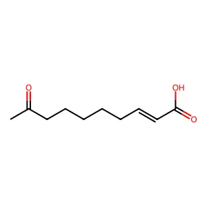 9-氧代-2E-癸烯酸 structure