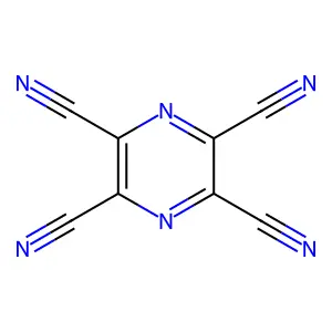 吡嗪四甲腈 structure