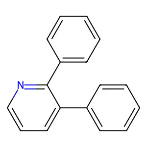 2,3-Diphenylpyridine structure