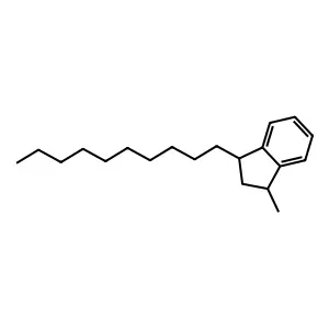 1-Decyl-3-methylindan structure
