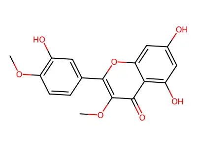 Quercetin 3,4'-dimethyl ether structure