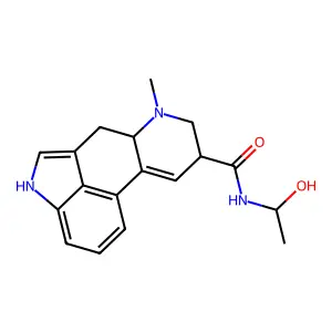 Lysergic acid alpha-hydroxyethylamide structure