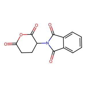 N-邻苯二甲酰-DL-谷氨酸酐 structure