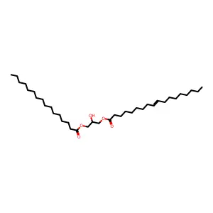 (1-Hexadecanoyloxy-3-hydroxypropan-2-yl) octadec-9-enoate structure