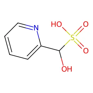 2-Pyridylhydroxymethanesulfonic acid structure