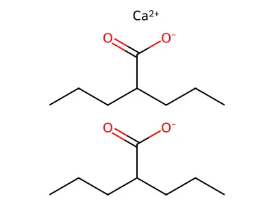 丙戊酸钙 structure