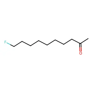 2-Decanone, 10-fluoro- structure