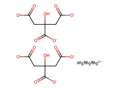 柠檬酸镁 structure
