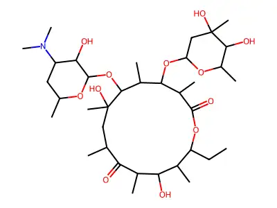 3'-Demethyl-12-deoxyerythromycin structure