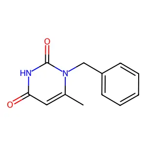 1-benzyl-6-methyldihydropyrimidine-2,4(1H,3H)-dione structure