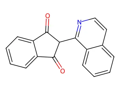 2-(Isoquinolin-1-yl)-1H-indene-1,3(2H)-dione structure