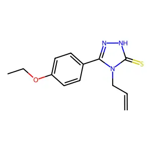 4-allyl-5-(4-ethoxyphenyl)-4H-1,2,4-triazole-3-thiol structure
