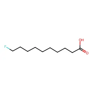 10-氟癸酸 structure