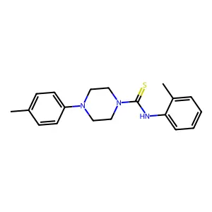 N-(o-tolyl)-4-(p-tolyl)piperazine-1-carbothioamide structure