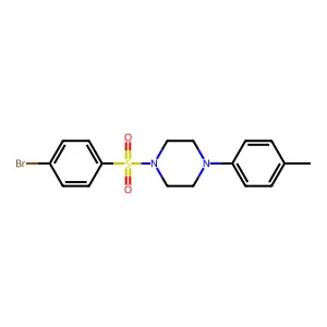 1-[(4-Bromophenyl)sulfonyl]-4-(4-methylphenyl)piperazine structure
