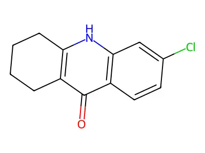 6-Chloro-1,2,3,4,9,10-hexahydroacridin-9-one structure
