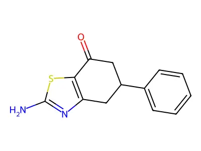 2-Amino-5-phenyl-5,6-dihydro-1,3-benzothiazol-7(4H)-one structure