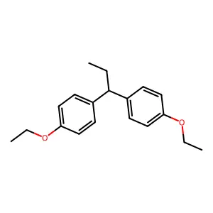 1-Ethoxy-4-(1-(4-ethoxyphenyl)propyl)benzene structure