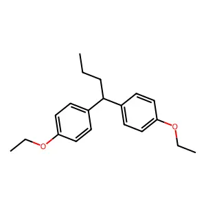 1-Ethoxy-4-(1-(4-ethoxyphenyl)butyl)benzene structure