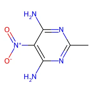 2-Methyl-5-nitropyrimidine-4,6-diamine structure