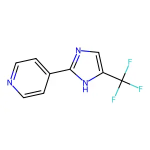 4-(4-(Trifluoromethyl)-1H-imidazol-2-yl)pyridine structure