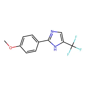 2-(4-Methoxyphenyl)-5-(trifluoromethyl)-1H-imidazole structure