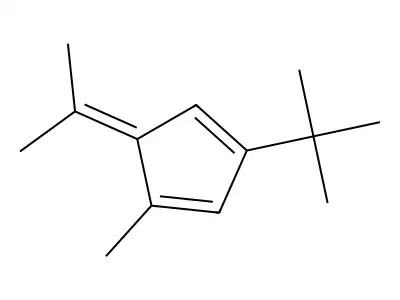 1,6,6-Trimethyl-3-tert-butyl-fulvene structure
