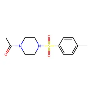 1-(4-Tosylpiperazin-1-yl)ethanone structure
