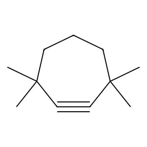 Cycloheptyne,3,3,7,7-tetramethyl- structure