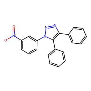 1H-1,2,3-Triazole, 1-(m-nitrophenyl)-4,5-diphenyl- structure