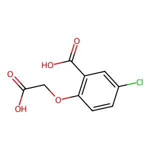 2-(Carboxymethoxy)-5-chlorobenzoic acid structure