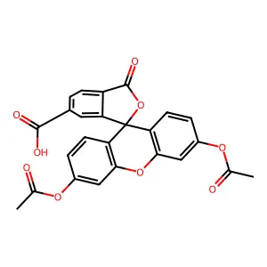6-Carboxyfluorescein Diacetate structure