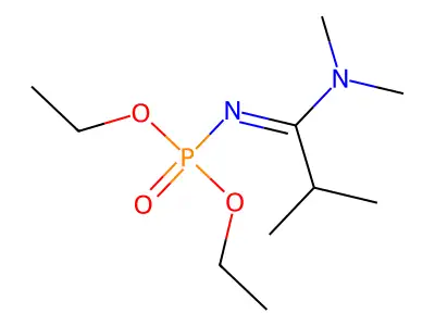 N-Diethoxyphosphoryl-N,N,2-trimethyl-propanimidamide structure