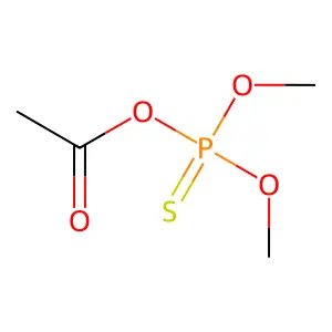 Acetic acid, anhydride with O,O-dimethyl phosphorothioate structure