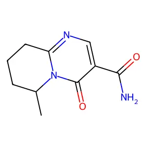 4H-Pyrido(1,2-a)pyrimidine-3-carboxamide, 6,7,8,9-tetrahydro-6-methyl-4-oxo- structure