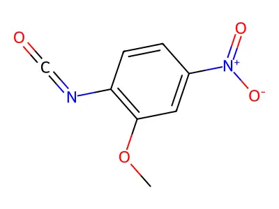 1-Isocyanato-2-methoxy-4-nitrobenzene structure
