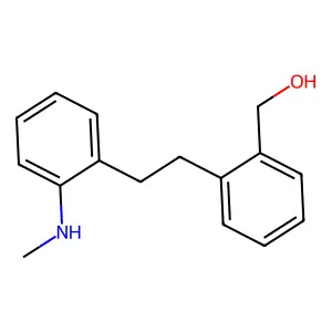 [2-[2-[2-(Methylamino)phenyl]ethyl]phenyl]methanol structure